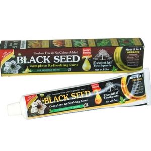 Black Seed Toothpaste With Turmeric Organic Fluoride Free, Vegan, 5 IN 1, 6.5 oz